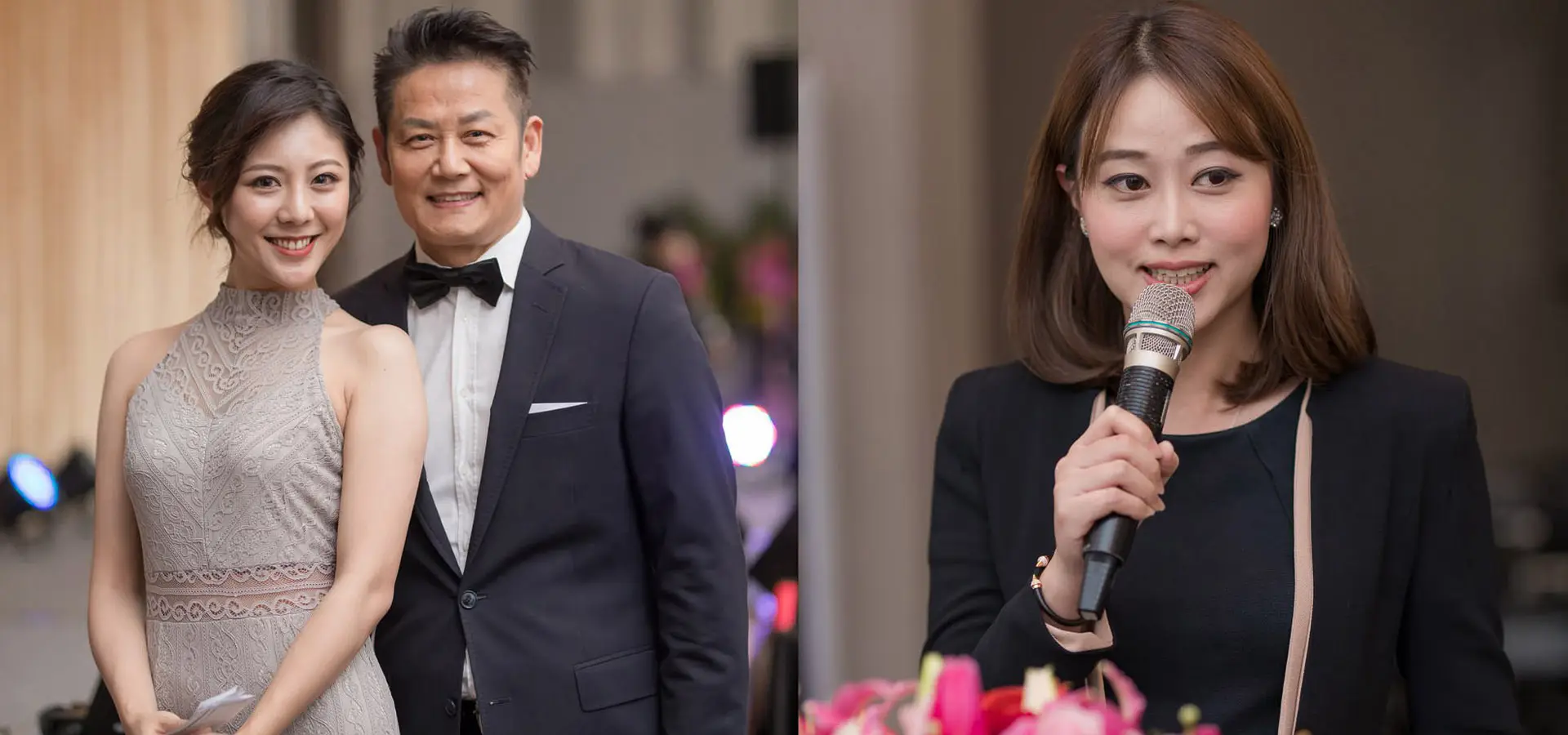 [台北活動攝影]活動主持人乃哥&漂亮的活動司儀，敬業主持的神情全被專業活動攝影師默德補捉