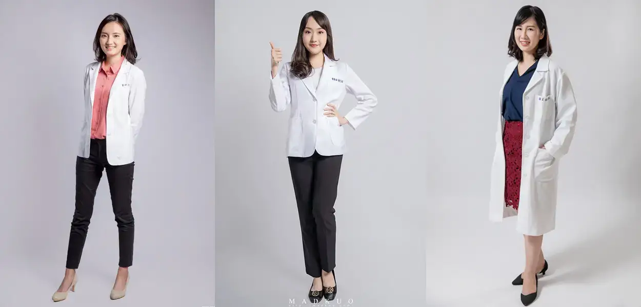 專業營養師形象照 - 穿著白袍展現親切信賴感的職人肖像攝影 - 默德攝影工作室